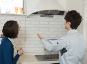 フードタイプの換気扇のお掃除・メンテナンス