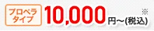 プロペラタイプ10,000円～（税込）